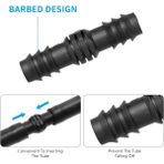 Bettyabecky Bradoo-1/2 Inç Boru Dikenli Konnektörler Için Sulama Bağlantı Parçaları Kiti (Rain Bird 16MM .520 Id) Damlama Veya Yağmurlama Sistemleri (Yurt Dışından)