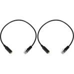 Bettyabecky Cisco Ofis Telefonu Adaptör Kablosu Için iPhone Kulaklık Için Rj9'a 2x 3,5 mm Fiş Jakı (Yurt Dışından)