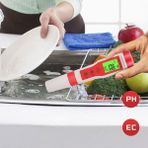 Bettyabecky Profesyonel 4 In 1 Ph Ec Tds Metre Su Kalitesi Test Cihazı Dijital Ph/tds/ec/sıcaklık Monitörü Havuz Akvaryumları Içme Suyu (Yurt Dışından) - Renkli