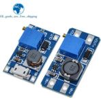 Bettyabecky Tzt 10 Adet MT3608 Dc-Dc Yükseltmeli Dönüştürücü Güçlendirici Besleme Modülü Boost Step-Up Board Max Çıkışı 28 V 2A Arduino Için (Yurt Dışından)