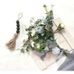 Bettyalala 8x Dolap Sanat Zanaat Çiftlik Evi Rustik Ahşap Boncuk Garland Ev Dekor Asmak Çekmece Topuzu Kolye Kapı Kolu Püsküller (Yurt Dışından)
