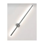 Betül Home Design Modern Dekoratif Pilli Aç-kapa Düğmeli Gün Işığı Led Duvar Krom Aplik 70 Cm Pil Dahildir ( 1 Adet )