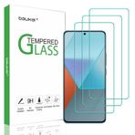beukei (3'lü Paket) Xiaomi Redmi Note 13 Pro 5G / Redmi Note 13 Pro Ekran Koruyucu Temperli Cam, Dokunmaya Duyarlı Kılıf, 9H Sertlik