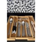 Bev Kitchen Bambu Ayarlanabilir Çekmece İçi 5 ve 7 Bölmeli Kaşıklık Organizer