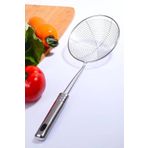 Bev Kitchen Çelik Paslanmaz Yağ Kevgiri 33 Cm gri