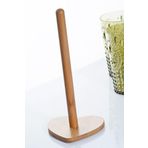 Bev Kitchen Kalp Şekilli Bambu Kağıt Havluluk & Peçetelik ahşap 22 x 12