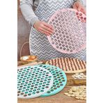 Bev Kitchen Pratik Mantı Yapma Aparatı - Mantı Hamur Kesme Aparatı Mantı Kalıbı 32 cm