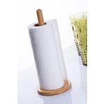 Bev Kitchen Yuvarlak Şekilli Bambu Kağıt Havluluk & Peçetelik ahşap 22 x 12