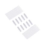 BEVDICNC 3/8 "x 3/8" Plastik Hortum Barb Bağlantısı, 20 adet Bağları ile 10 adet Boru Konnektörleri, Yakıt Gaz Sıvı Hava için Ek Adaptörü Hortum Bağlantısı (30'lu Paket)