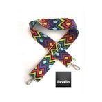 Bevella Polyester Kolon Ayarlanabilir Çanta Sapı - Telefon Askısı (120 CM) / Dörtgen Desen