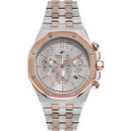 Beverly Hills Polo Club BP3051X.530 Erkek Kol Saati – Çelik Kasa ve Kordon, Multifonksiyon Quartz Mekanizma - Rose Gold - Gümüş
