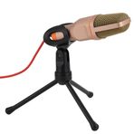 Bewinner 3,5 mm jak soketi, bilgisayar kayıt mikrofonu, PC mikrofonu, profesyonel stereo, stüdyo bilgisayar, kondansatör, ses mikrofonu, üç ayaklı PC dizüstü bilgisayar