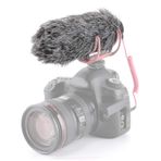 Bewinner Mikrofon Tüylü Ön Cam, Mikrofon Ön Cam Tüylü Filtre, Dış Mekan Kaydedici Rode VideoMic Kamera Için Rüzgar Kapağı Kalkanı Kürklü Mikrofon