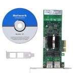 Bewinner Server-NIC, PCI-E x4 Gigabit LAN flaş koruması, iki bağlantılı, sürüm 10/100/1000mbps, en iyi çift yönlü mod ağ yükünü azaltır ve ağ bant genişliğini önemli ölçüde artırır