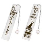 Bewudy 2 adet kedi kitap ayracı kadınlar için, metal kitap ayracı kitap severler için, metal kitap ayracı kedili kolye ucu kitap imi sayfa işaretleyici okuma severler için, öğrenciler, öğretmenler