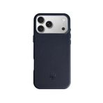 Bexocase Iphone 17 Pro Max Lacivert Manyetik Özellikli Deri Kılıf