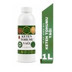 BEYARVİTA Keten Tohumu Yağı - 1 Litre - plastik bidon (FLAX SEED OIL, LINUM USITATISSIMUM)