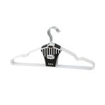 Beyaz 10Pcs Silikon Kaplamalı Metal Elbise Askısı 40Cm (5250)