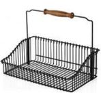 Beyaz 20X30 cm Tel Sepet, Şık ve Hafif Depolama Çözümü - Ahşap - Beyaz - Seçenek 1