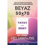 Beyaz-22mm-50x70 Cm Mat Pvc Li Camsız Fotoğraf 1000 Parça Puzzle Belge Çerçeve Yatay Dikey Asılabilme. 19530782