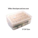 Beyaz-3 Katmanlı1kapak Stili Atucoho Mağaza Tek Katmanlı Börek Kutuları Depolama Tepsisi Gıda Konteyner Kutusu Dondurulmuş Börek Depolama Plastik Kutuları Serin Tutmak Için (Yurt Dışından)