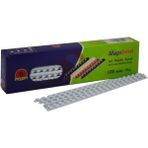 Beyaz 6 mm Plastik Spiral, 5-15 Sayfa, 100 Lü, Dayanıklı ve Kullanışlı - Seçenek 1 - Ahşap - Siyah