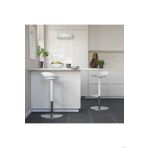 Beyaz 76 Cm Bar Taburesi Janınge Mutfak Sandaleyesi