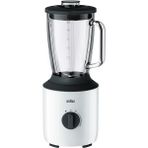 Beyaz 800W Cam Sürahi Smoothie Blender, Pratik ve Şık Mutfak Tercihi - Ahşap - Beyaz