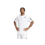 Beyaz adidas Erkek Tenis Tişörtü Club 3Str Tee JE0413