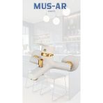Beyaz Altın Lüks Banyo Bataryası Delta Beyaz Gold Banyo Musluk