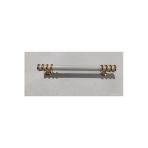 Beyaz-Altın Metal Kulp 192 Mm (19,2 Cm) Mobilya Kulpu,Dolap Kulpu,Mutfak Dolap Kulpu,Çekmece