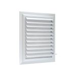 Beyaz Alüminyum 35x35 cm Menfez Banyo Havalandırma Menfezi