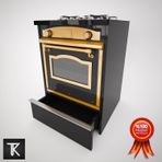Beyaz Ankastre Fırın Ve Ocak Dolabı