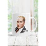Beyaz Atatürk Kupa - 1 Adet - 199 ml