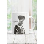 Beyaz Atatürk Kupa - 199 ml