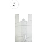 Beyaz Atlet Poşet Orta Boy 29X50 cm Takriben 850 Adet 10 kg