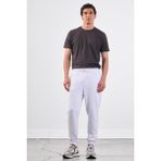 Beyaz Bağcıklı Erkek Regular Fit Eşofman Altı - 2XL