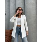 Beyaz Blazer Ceket - 44