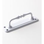 Beyaz Büyük Metal Kapı Çekme Kolu 14.5 Cm Tutamağı Kulp Saclı Kulpları Dolap Mobilya Dolap Çekmece