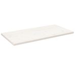 Beyaz Çam Dikdörtgen Masa 100 x 50 x 2,5 cm - Çok Yönlü Bilgisayar Masası, Banyo Tezgahı, Mutfak Mobilyaları, Oyun Yükseltme Masası, Yardımcı Yan Masa