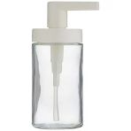 Beyaz Cam Sıvı Sabunluk, 200 Ml Kapasite