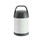 Beyaz Çelik 560 ml Vakumlu Yemek Bebek Mama Saklama Termosu Sefertası cin721by