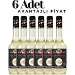 Beyaz Çikolata Aromalı Kokteyl Şurubu 700ML x 6 Adet - 700 ml