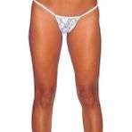 Beyaz Dantelli Tanga Brf1165
