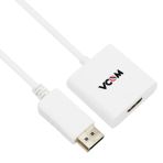 Beyaz Display Port Erkek To Hdmi Dişi Dönüştürücü Cg601-0.15