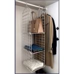 Beyaz Dolap Içi Düzenleyici Raf, 110X30X30 Cm, Şık ve Kullanışlı Organizatör - Seçenek 1