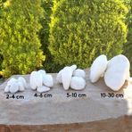 Beyaz Dolomit Taş 25 kg 6-10CM Dolomit Taşı Bahçe Süs Akvaryum Taşı Taşı Dere Çakıl Dekor Mezar Taşı - 6 - 10 cm