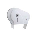 Beyaz Double Mini Jumbo Tuvalet Kağıdı Dispenseri