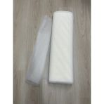 Beyaz Düz Tül Kumaş 100x300 cm Tek Parça – Düğün, Nişan, Kına ve Parti Dekorasyonu İçin Süsleme Kumaşı - Krem
