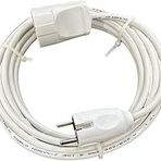 Beyaz Elektrik Uzatma Kablosu, 10 Metre, Topraklı 3x1.5mm